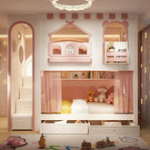Nukhome Bear House Full Height Bunk Bed (Customizable)